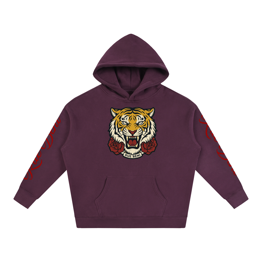 Sweat à capuche oversize en molleton — 350 GSM