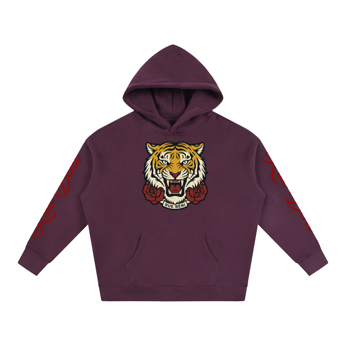 Sweat à capuche oversize en molleton — 350 GSM