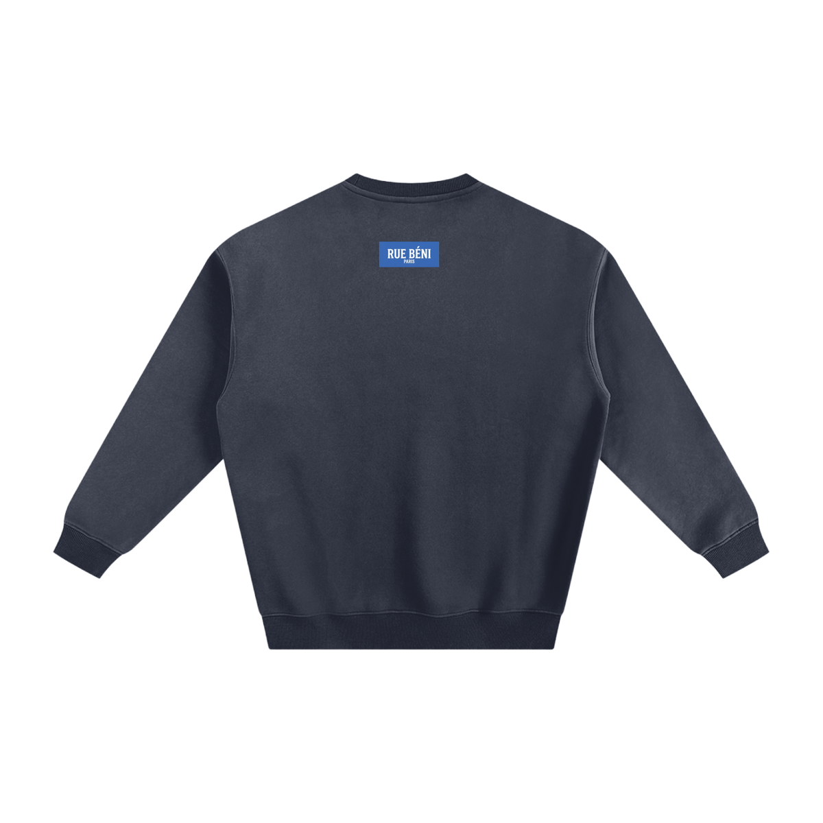 Sweat à col rond Signature Cobalt — 350 GSM