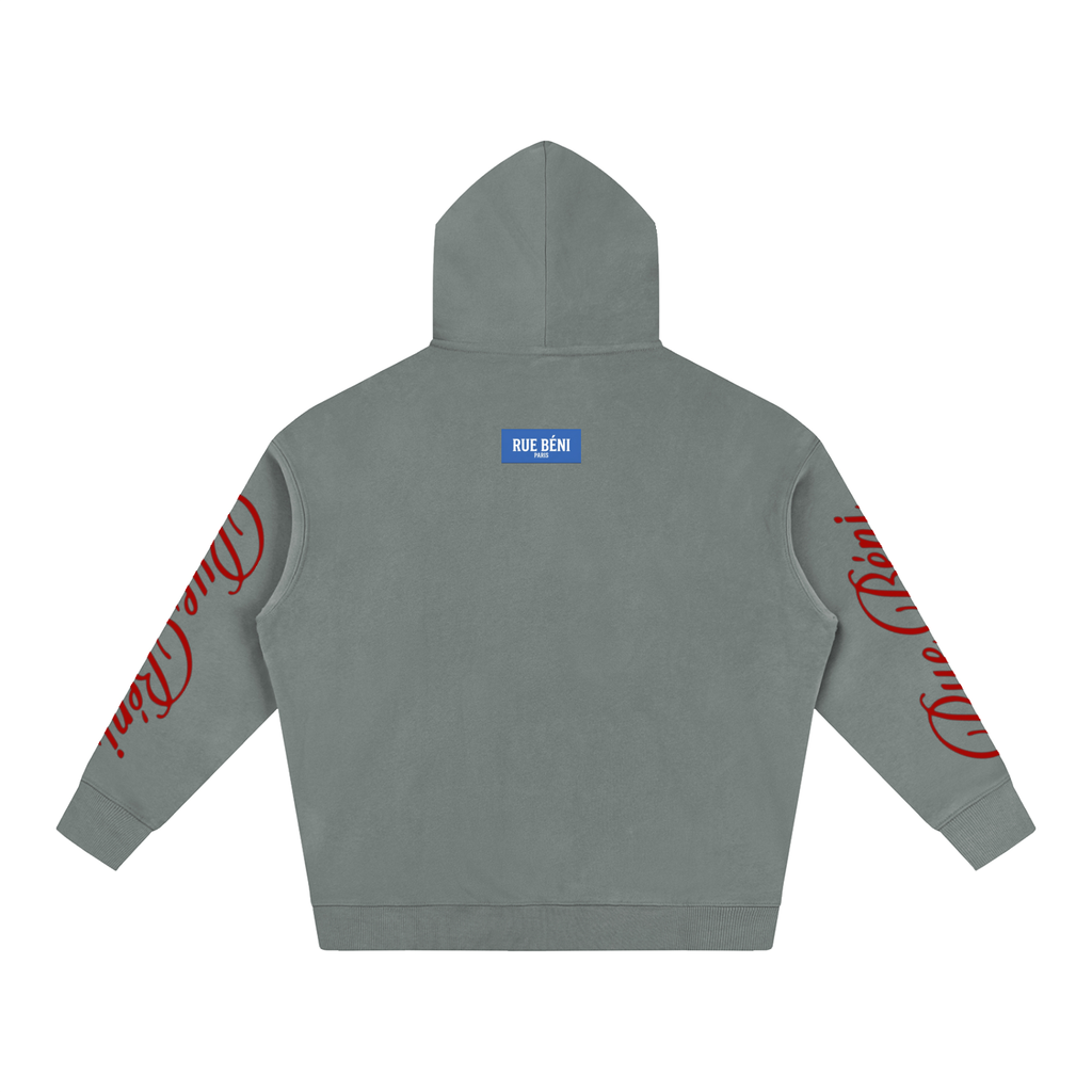Sweat à capuche oversize en molleton — 350 GSM