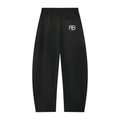 Pantalon Barrel Leg RUE BÉNI — Noir / Heavyweight