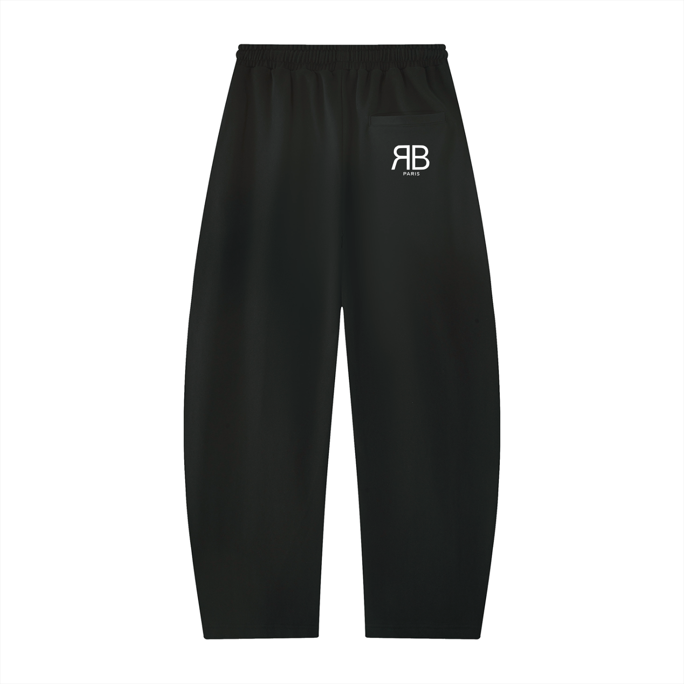 Pantalon Barrel Leg RUE BÉNI — Noir / Heavyweight