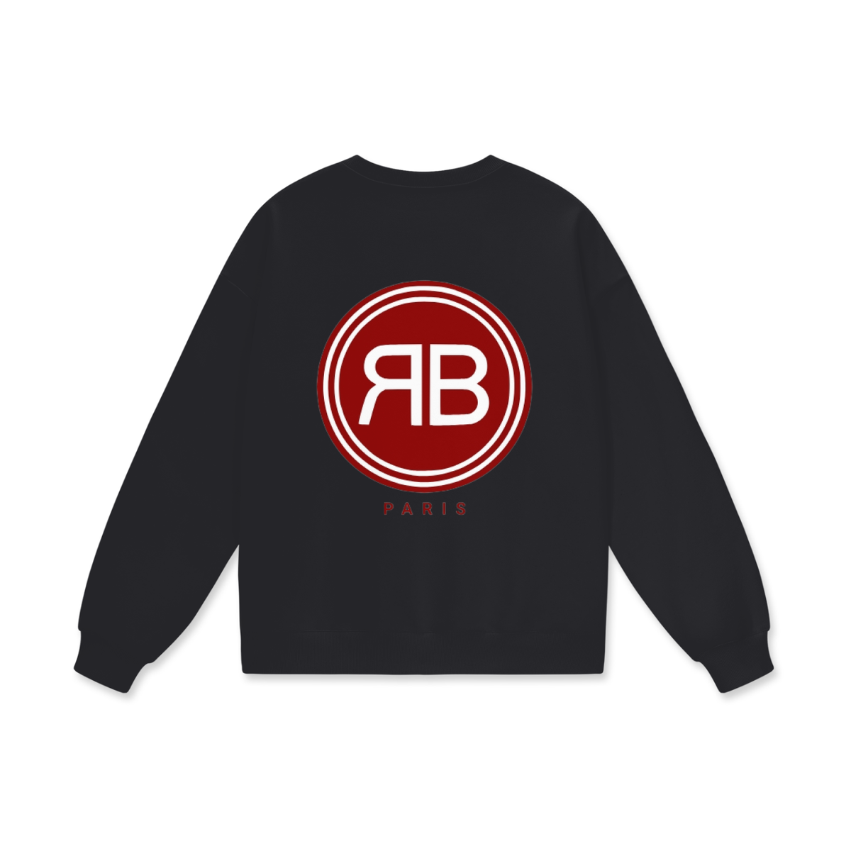 Sweat ample à écusson Signature RB — 460 GSM