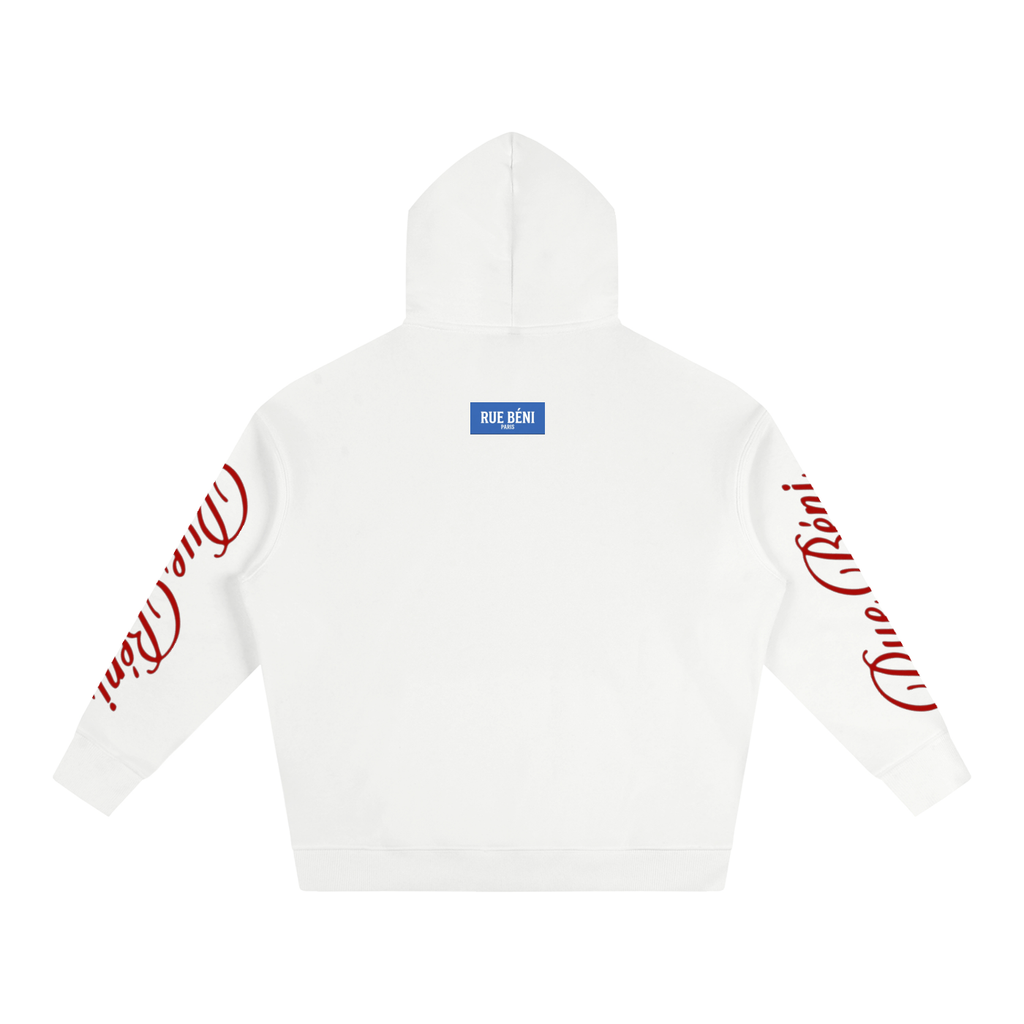 Sweat à capuche oversize en molleton — 350 GSM