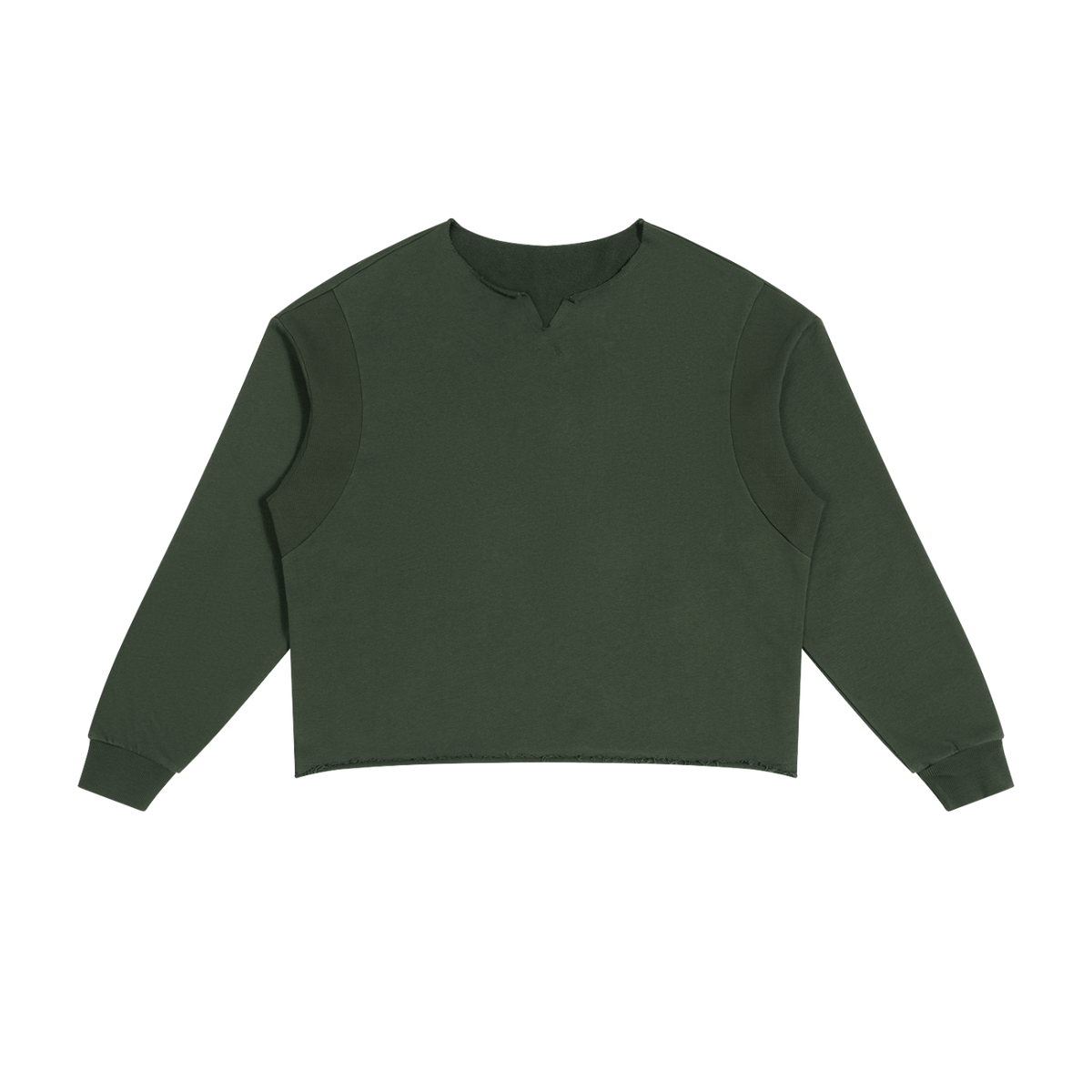 Sweat ample à bords francs Signature Cobalt — 320 GSM
