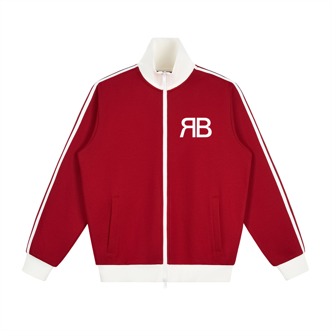 Veste Track Monogramme RB — Rouge & Noir