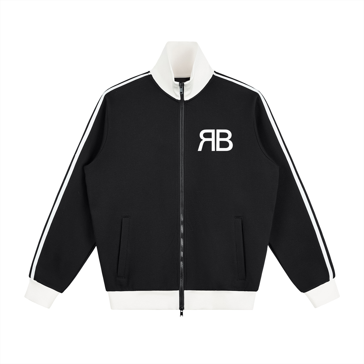Veste Track Monogramme RB — Rouge & Noir