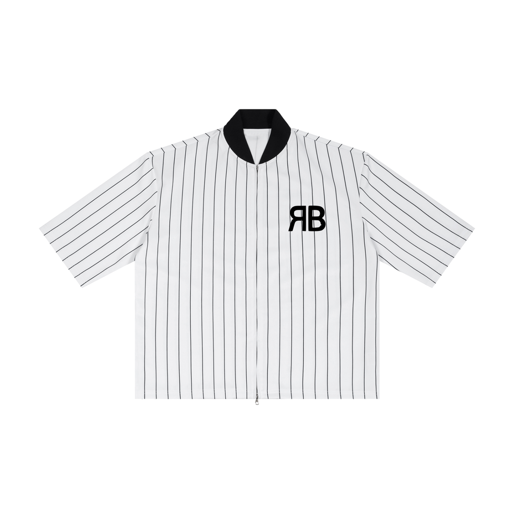 Maillot zippé à rayures RB — 240 GSM