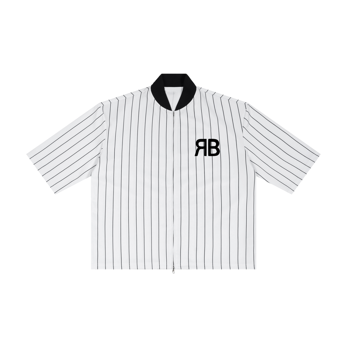 Maillot zippé à rayures RB — 240 GSM