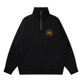 Sweat Quarter-Zip RUE BÉNI — Noir / RB Or