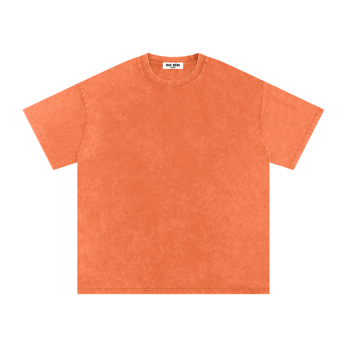 T-shirt ample délavé Signature Cobalt — 250 GSM
