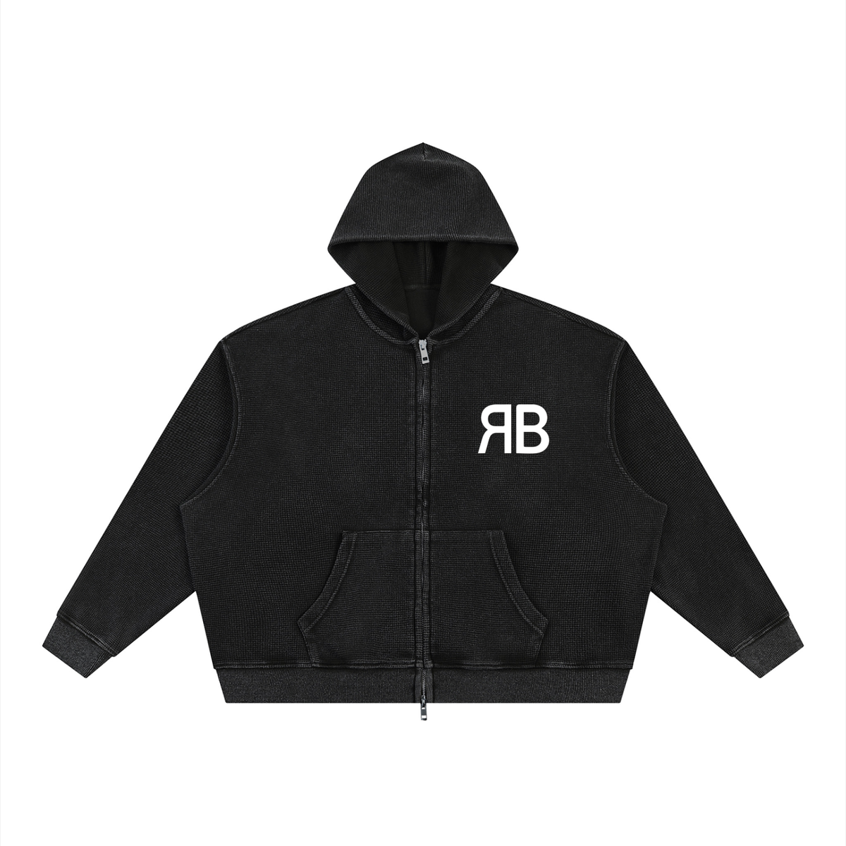 Sweat zippé gaufré Shukufuku — 380 GSM