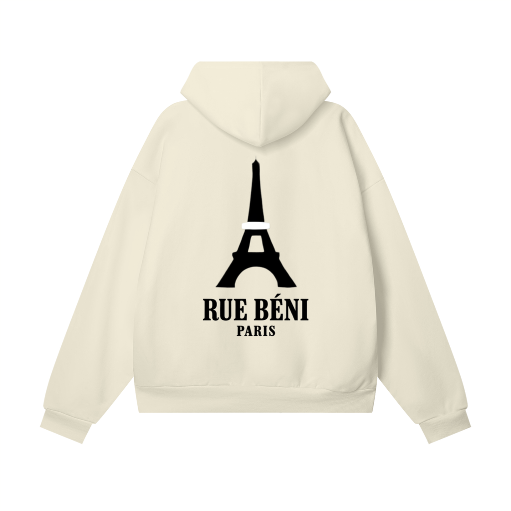 Sweat à capuche épais à poche dissimulée — 460 GSM