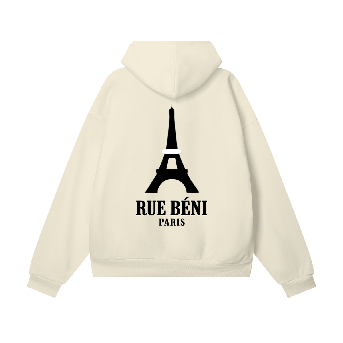 Sweat à capuche épais à poche dissimulée — 460 GSM
