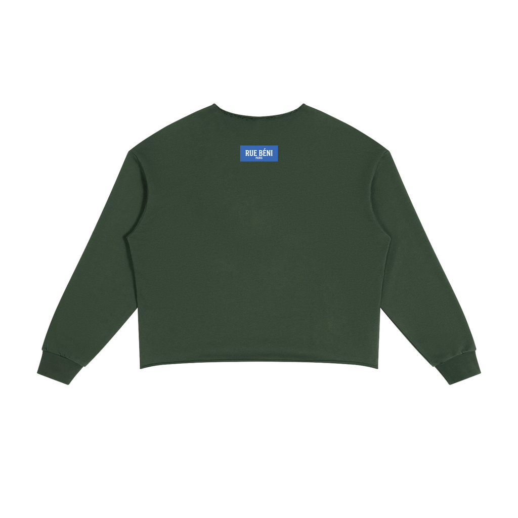 Sweat ample à empiècements et bords francs — 320 GSM