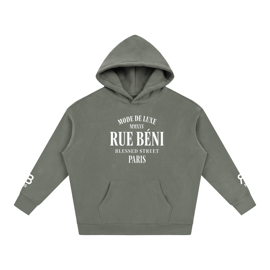 Sweat à capuche ample Mode de Luxe — 350 GSM