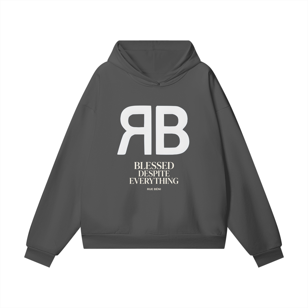 Sweat à capuche épais à poche dissimulée — 460 GSM