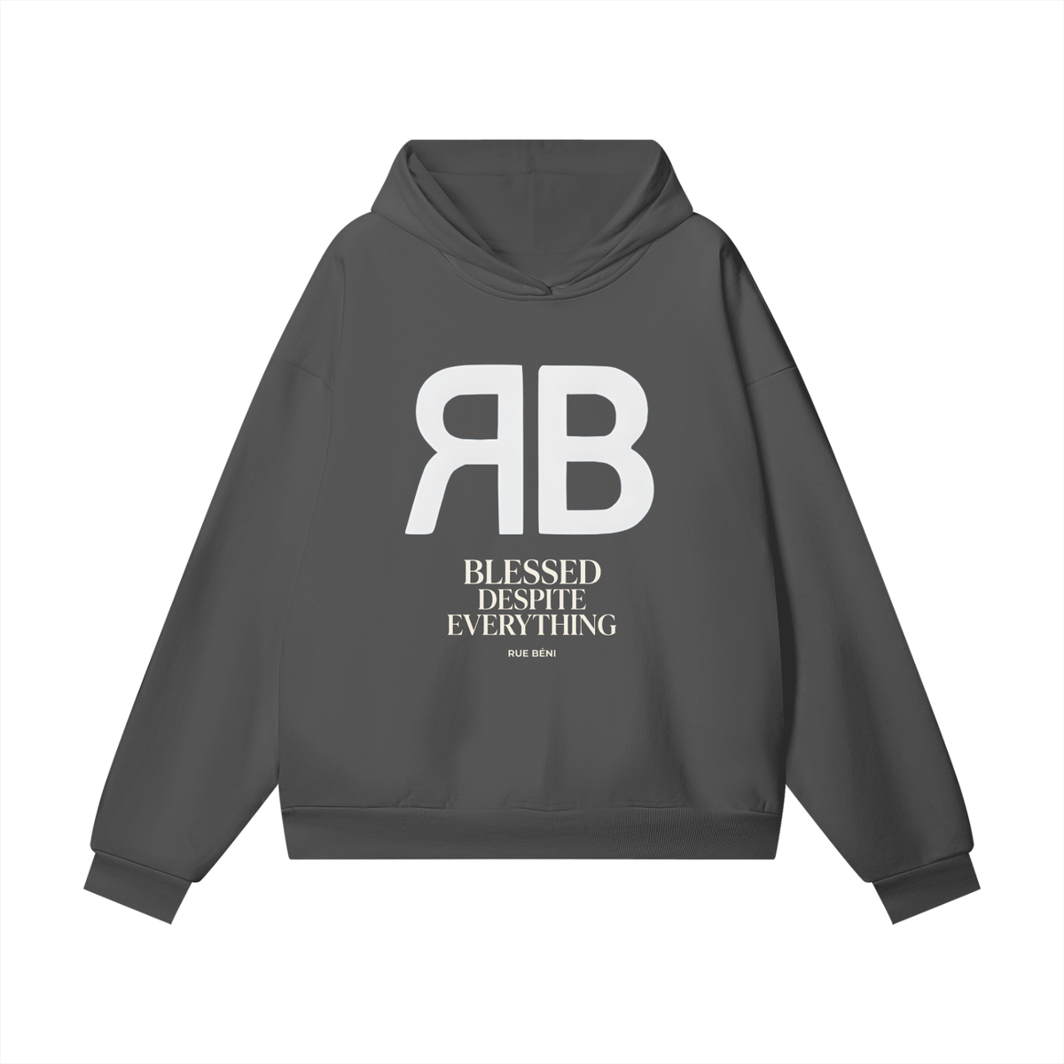 Sweat à capuche épais à poche dissimulée — 460 GSM