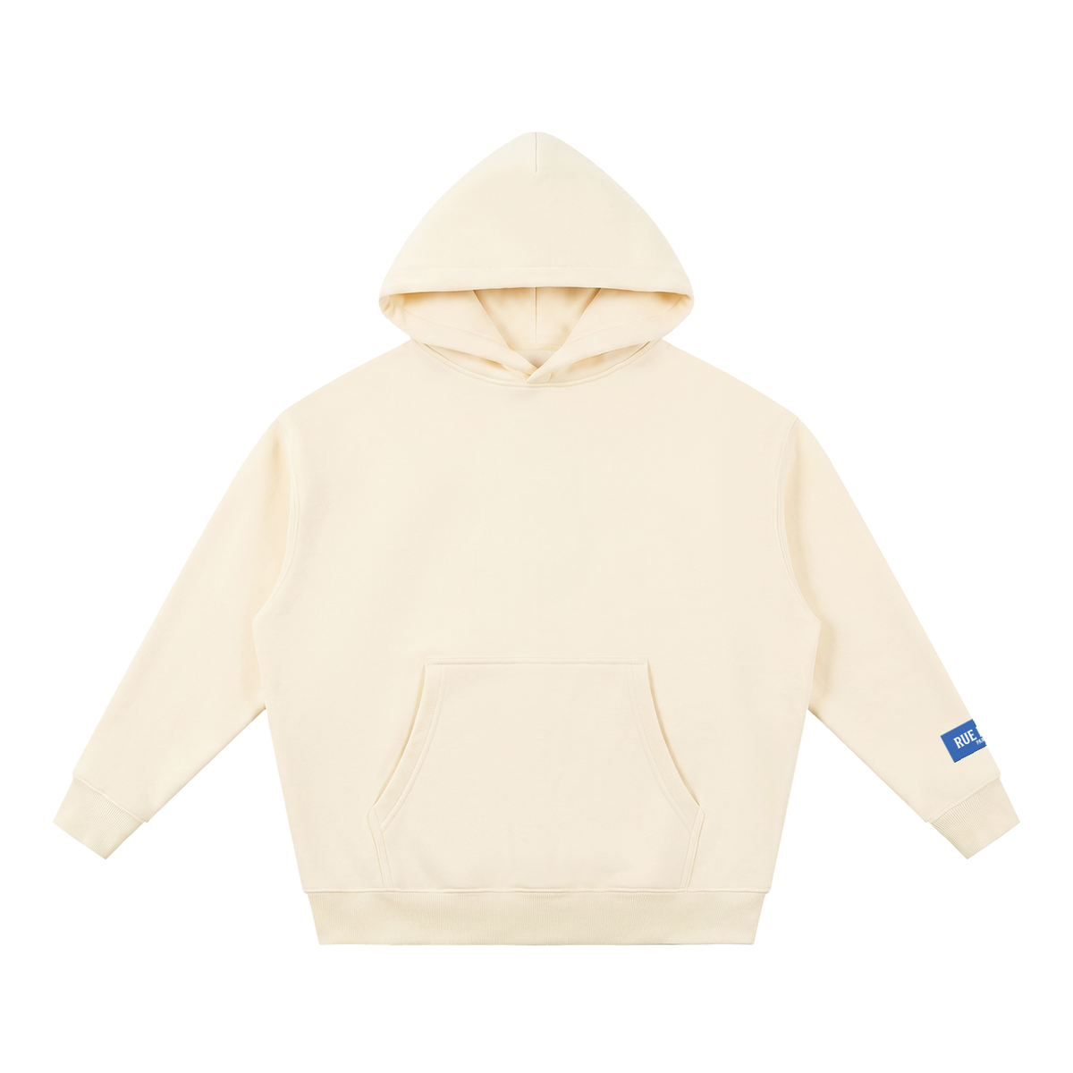Sweat à capuche ample Signature Cobalt — 345 GSM