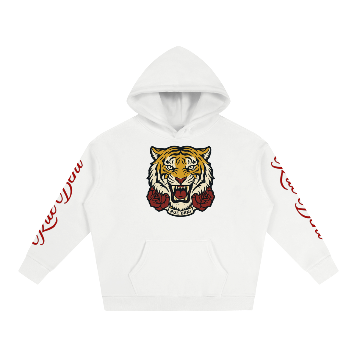 Sweat à capuche oversize en molleton — 350 GSM