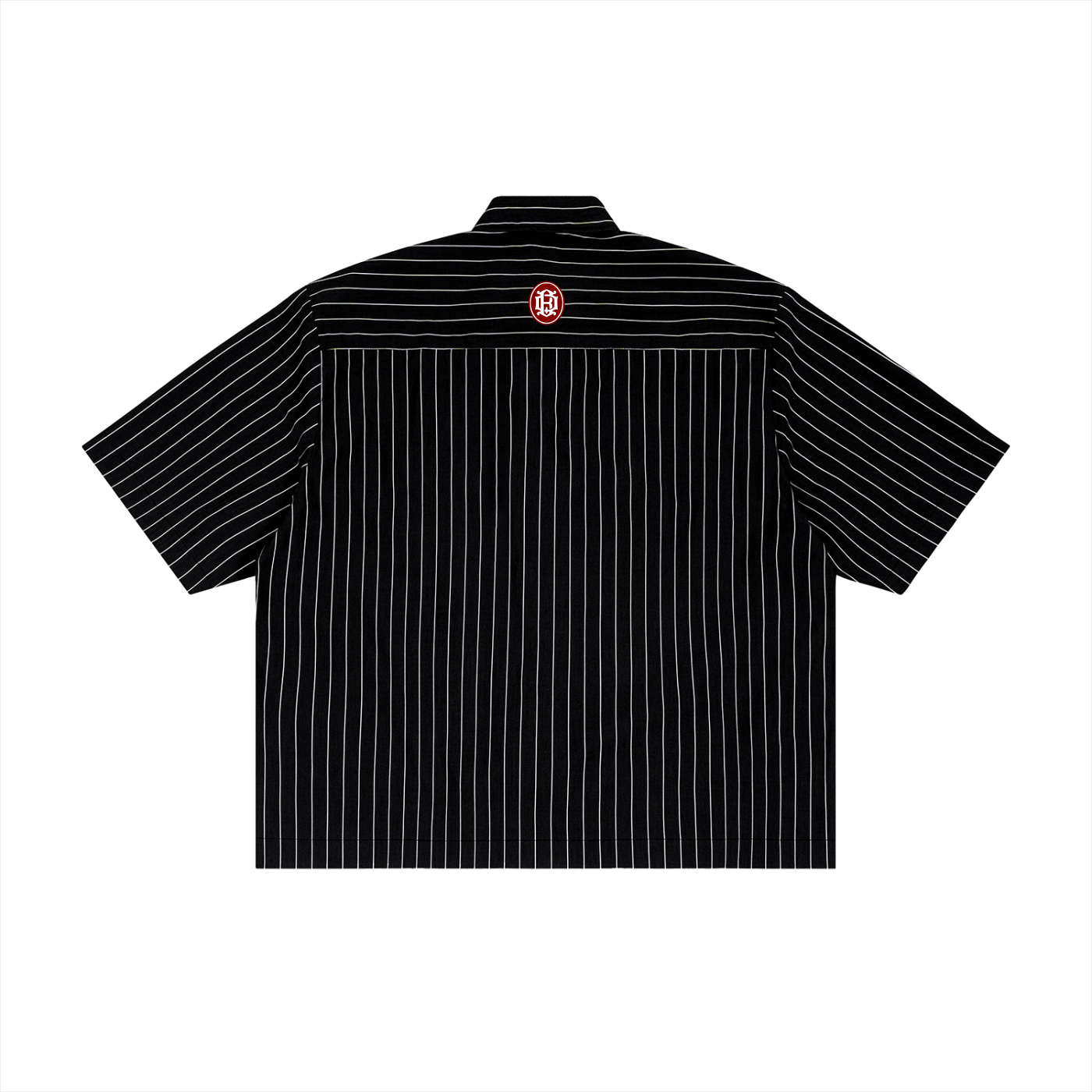 Chemise Rayée Boxy RUE BÉNI — Noir / Boutons