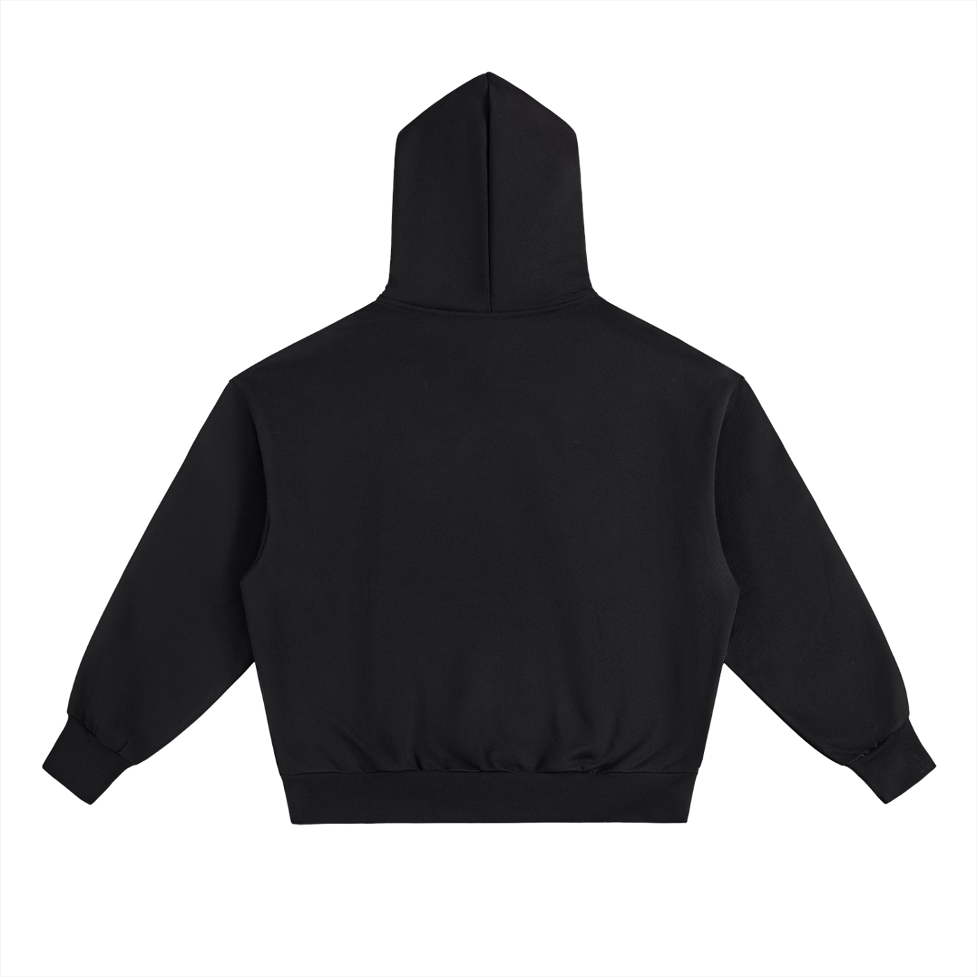 Hoodie Fleece Essential RUE BÉNI — Noir / 500gsm