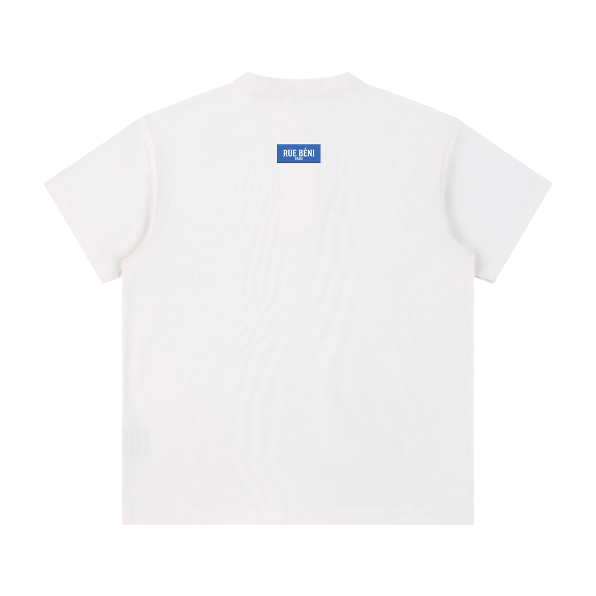 T-shirt ample à col tunisien — 280 GSM