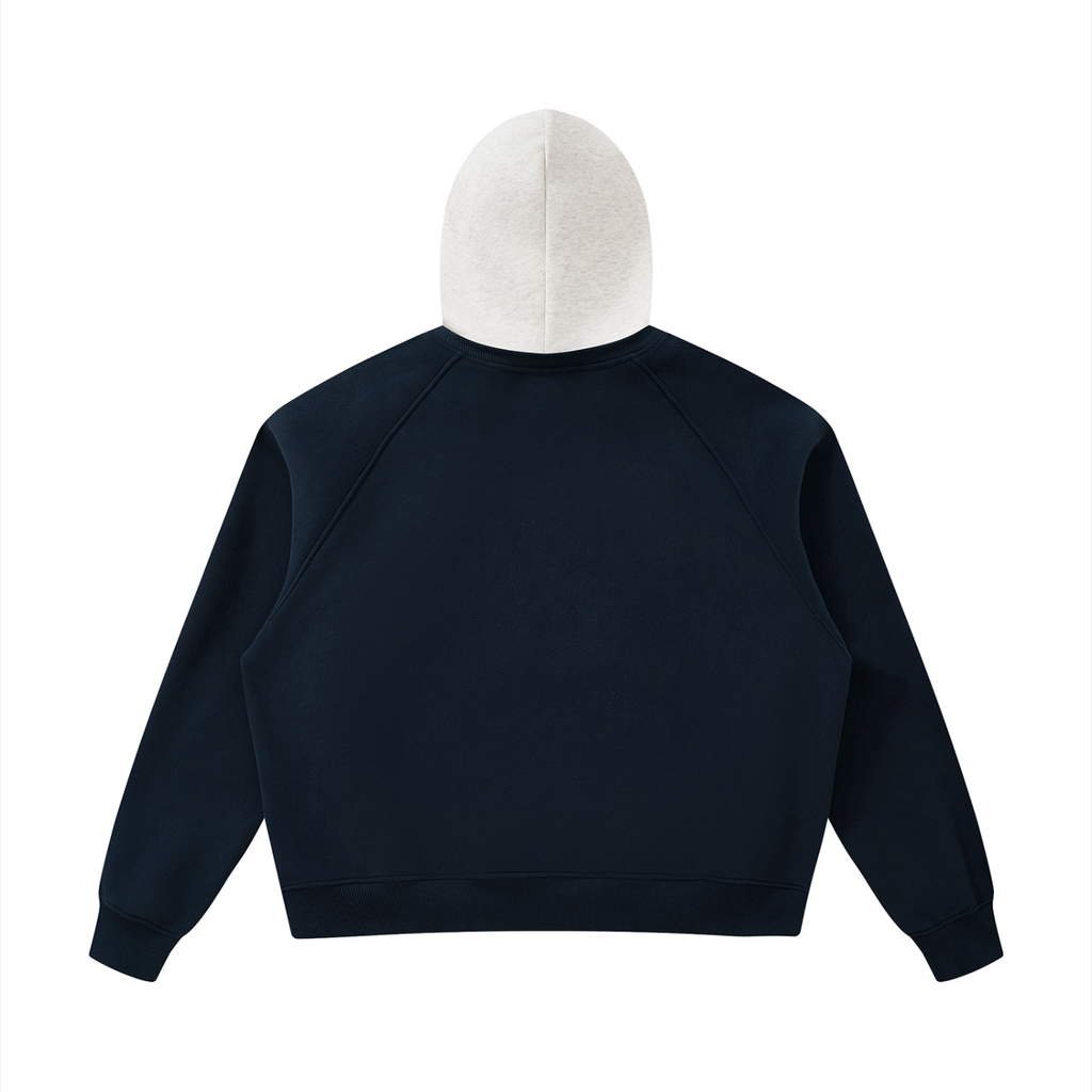 Sweat à capuche bicolore Blessed Street — 345 GSM