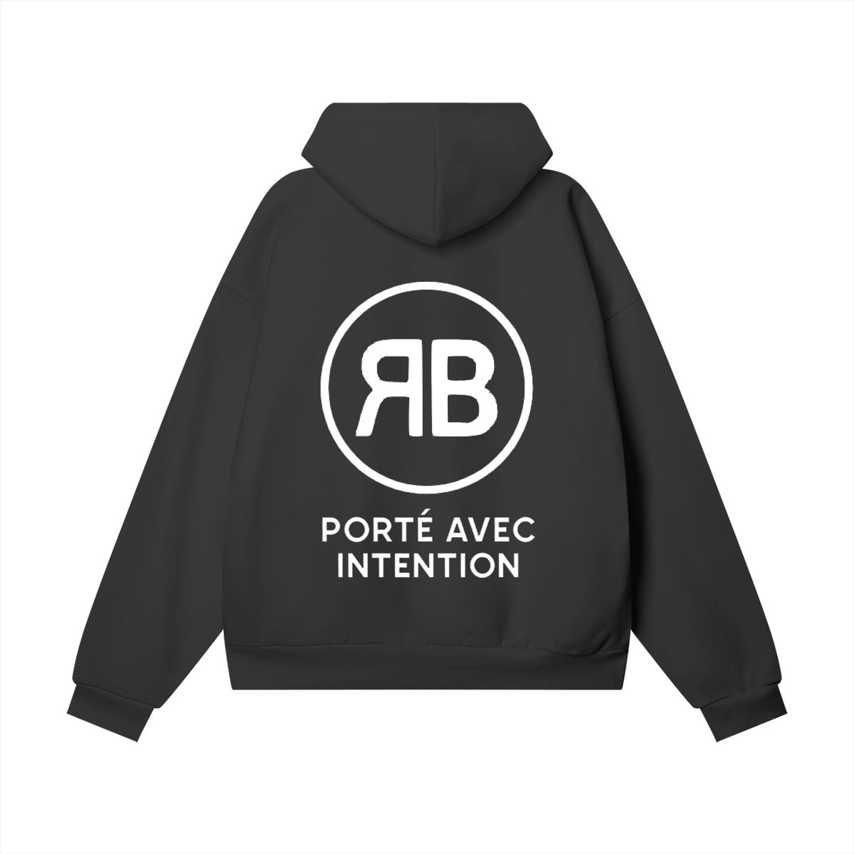 Sweat à capuche épais à poche dissimulée — 460 GSM