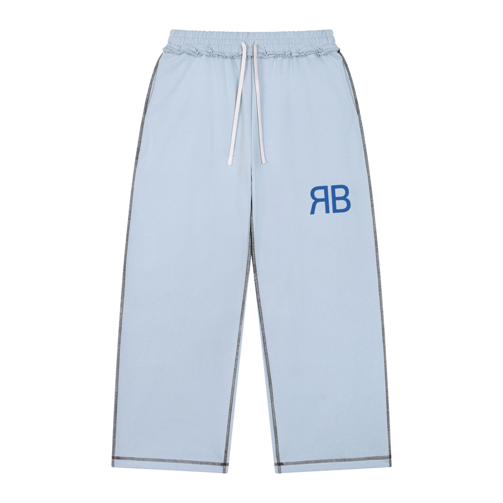 Pantalon ample à surpiqûres et bords francs — 420 GSM