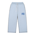 Pantalon ample à surpiqûres et bords francs — 420 GSM