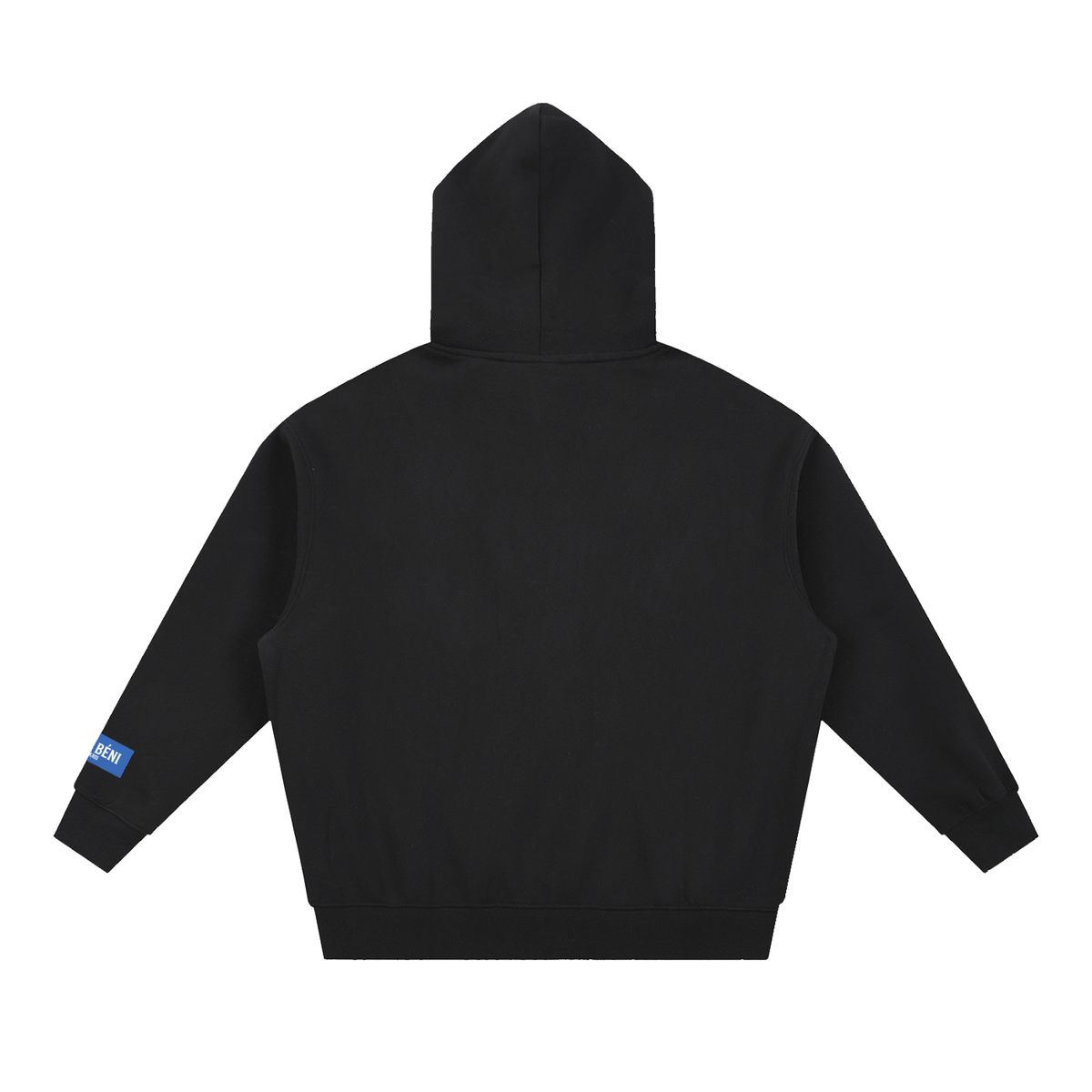 Sweat à capuche ample Signature Cobalt — 345 GSM