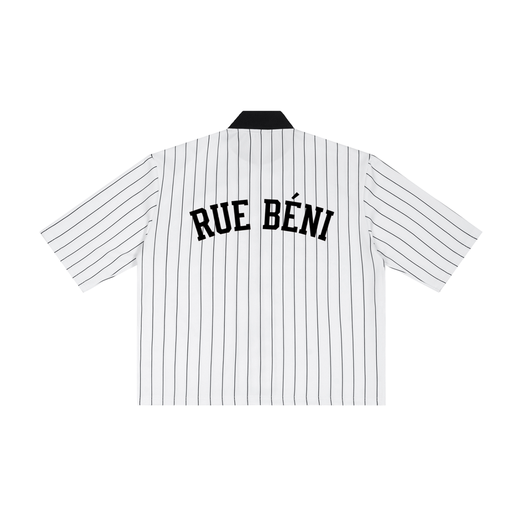 Maillot zippé à rayures RB — 240 GSM