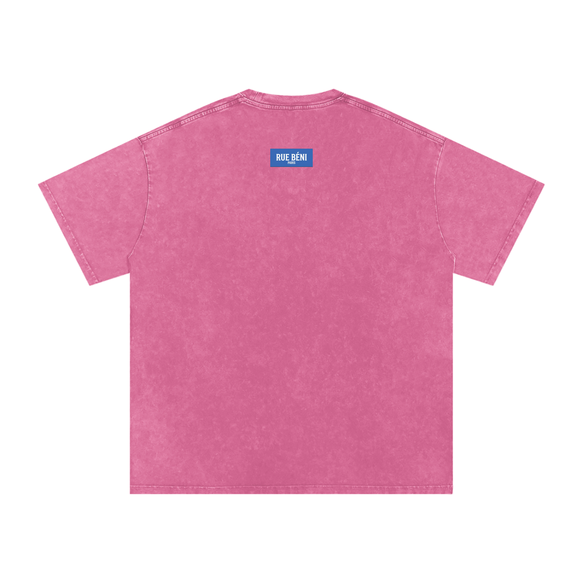 T-shirt ample délavé Signature Cobalt — 250 GSM
