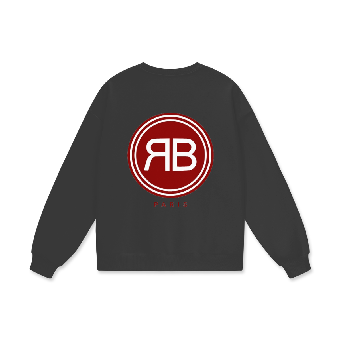 Sweat ample à écusson Signature RB — 460 GSM