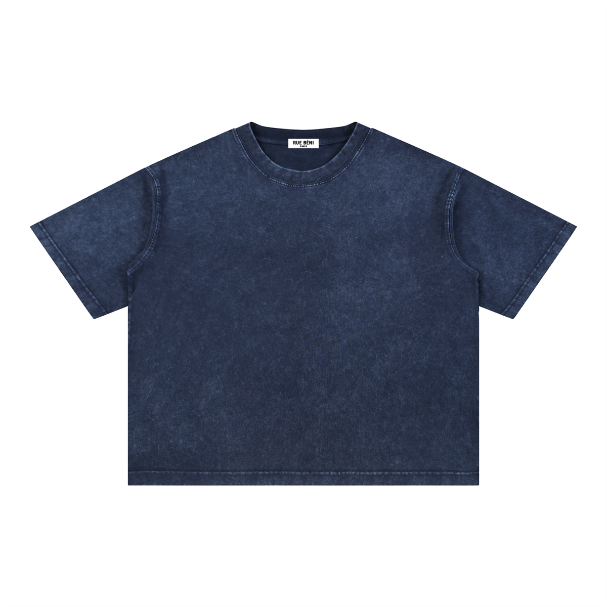 T-shirt ample délavé Signature Cobalt — 275 GSM