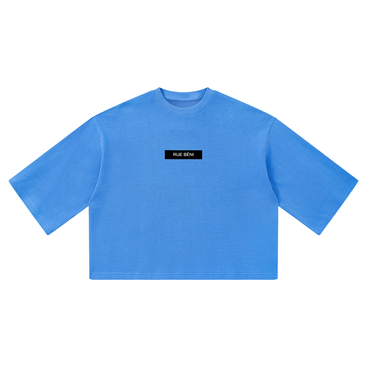 T-shirt gaufré coupe boxy — 350 GSM