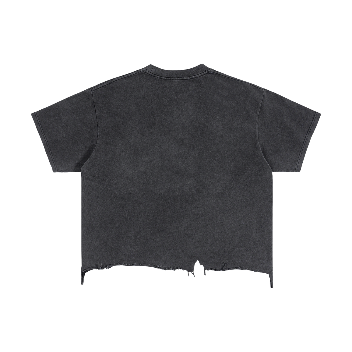 T-shirt à ourlet déchiré Blessed Street — 240 GSM