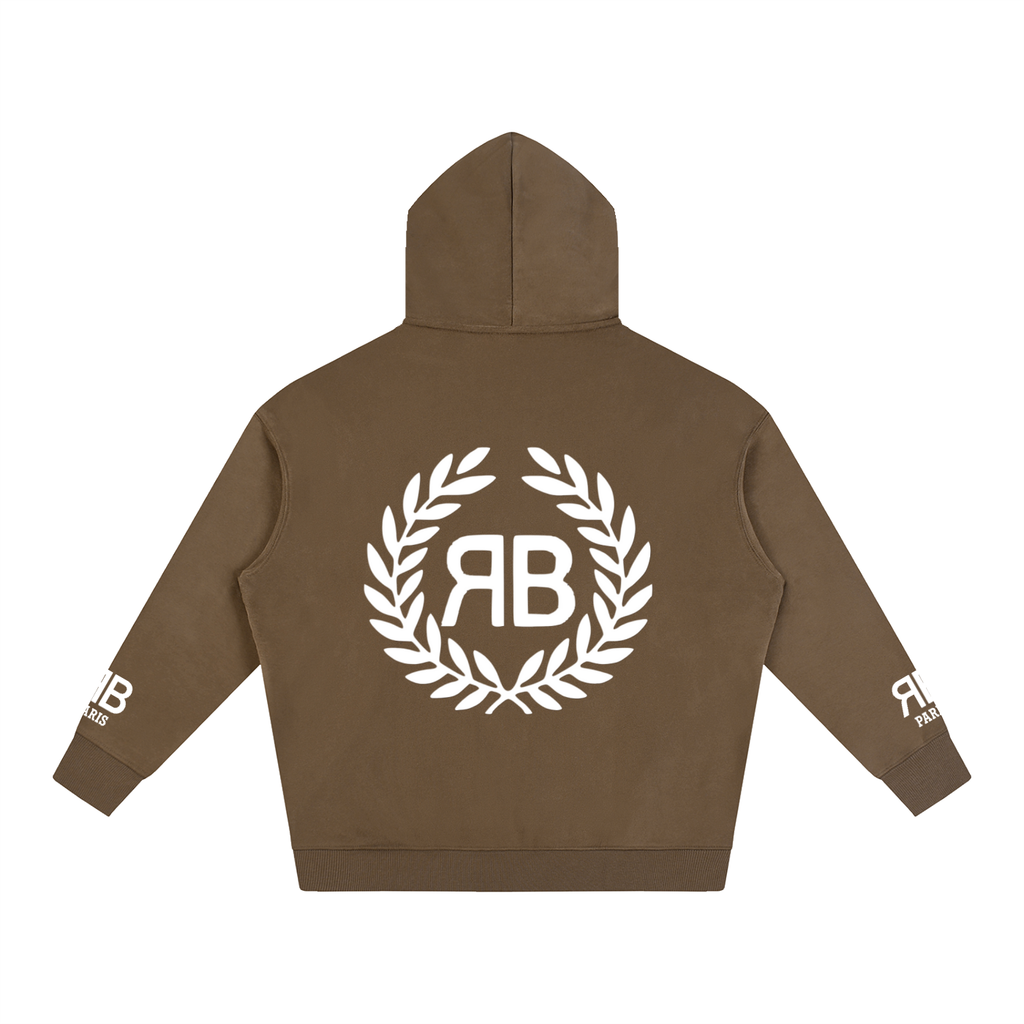 Sweat à capuche ample Mode de Luxe — 350 GSM