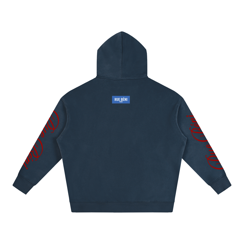 Sweat à capuche oversize en molleton — 350 GSM