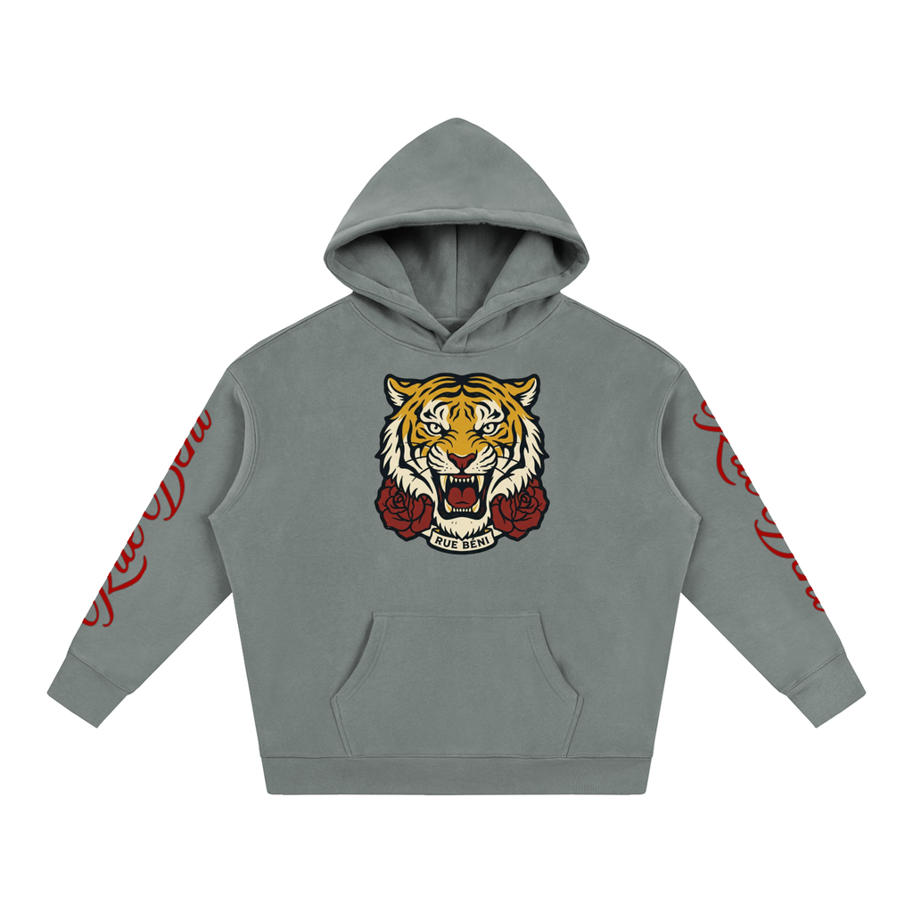 Sweat à capuche oversize en molleton — 350 GSM