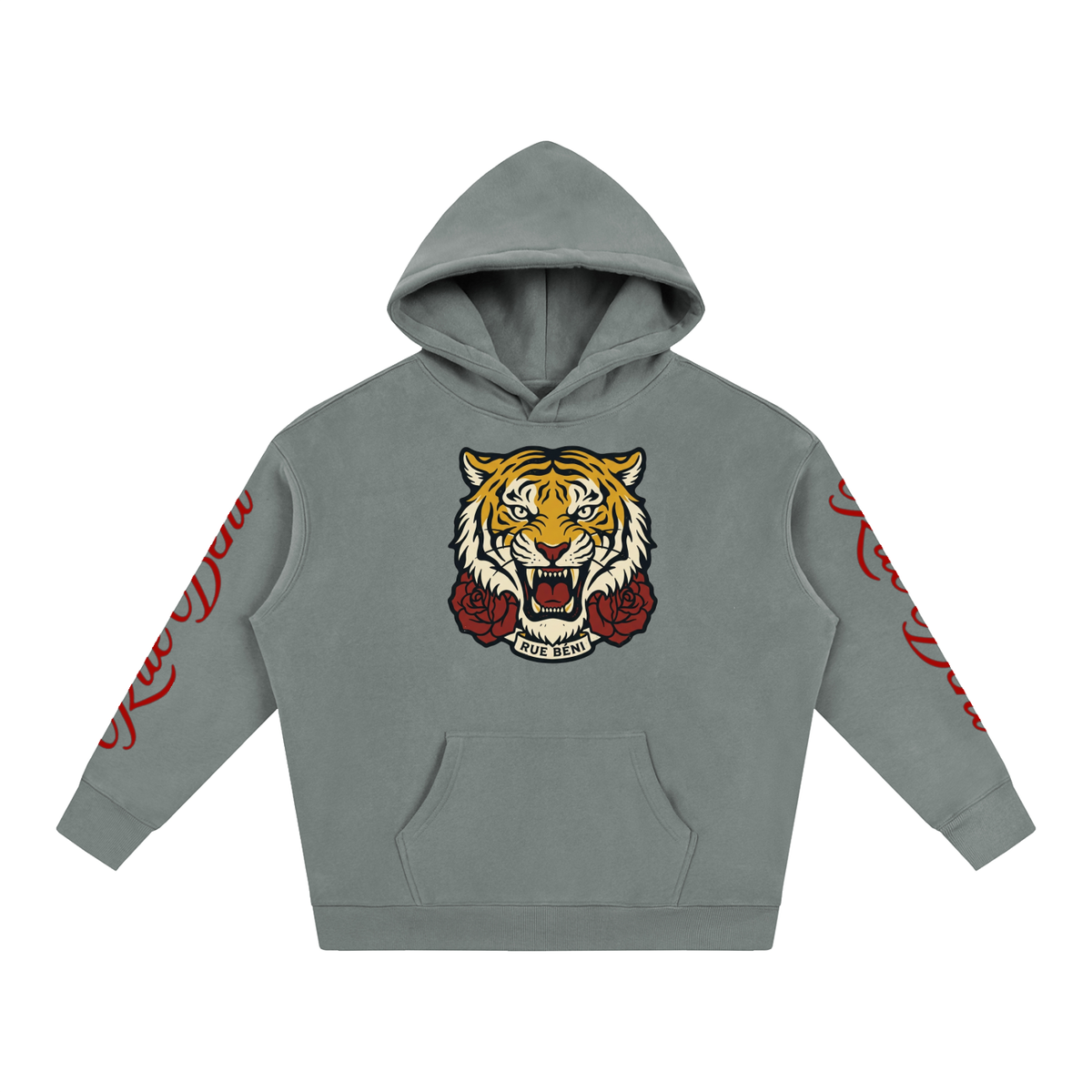 Sweat à capuche oversize en molleton — 350 GSM