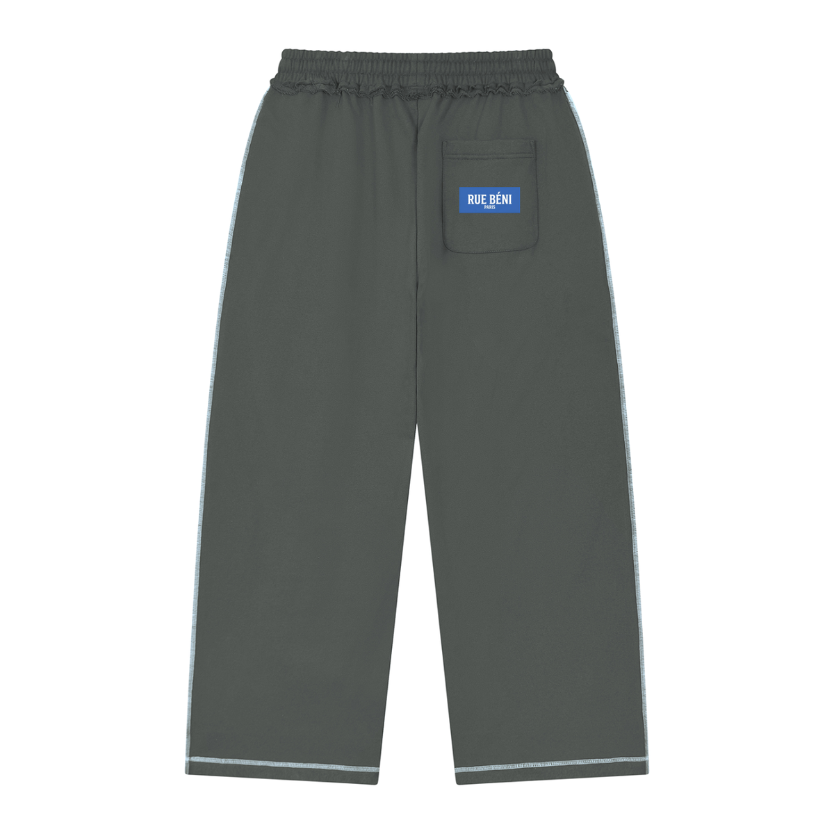 Pantalon ample à surpiqûres et bords francs — 420 GSM