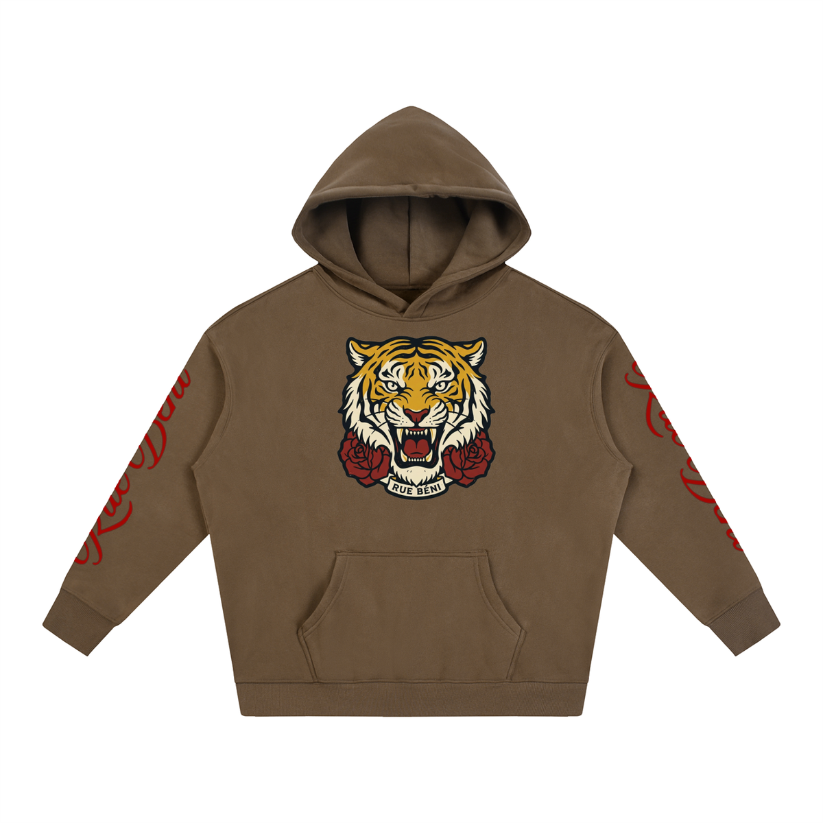 Sweat à capuche oversize en molleton — 350 GSM