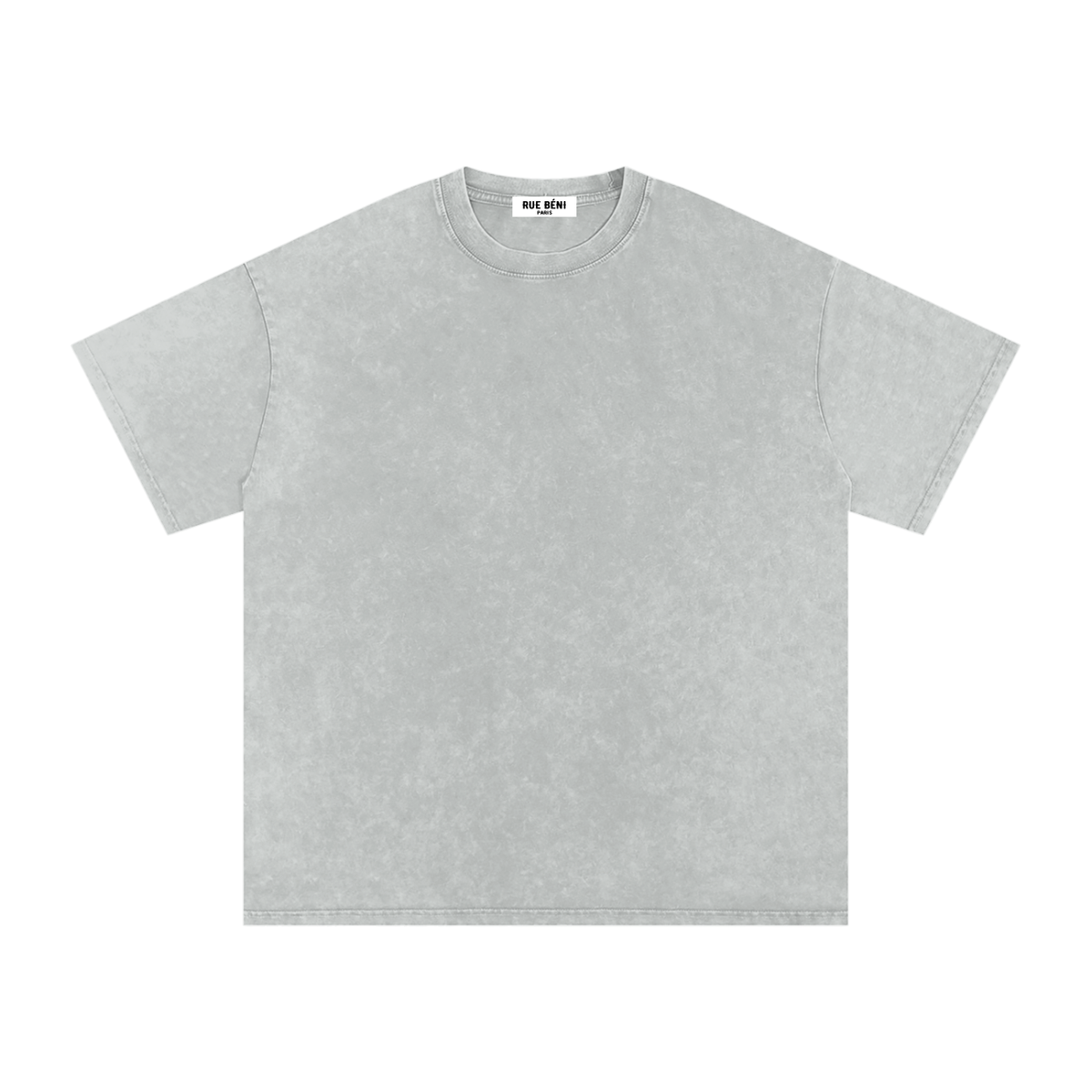 T-shirt ample délavé Signature Cobalt — 250 GSM