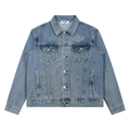 Veste en denim délavé — 440 GSM
