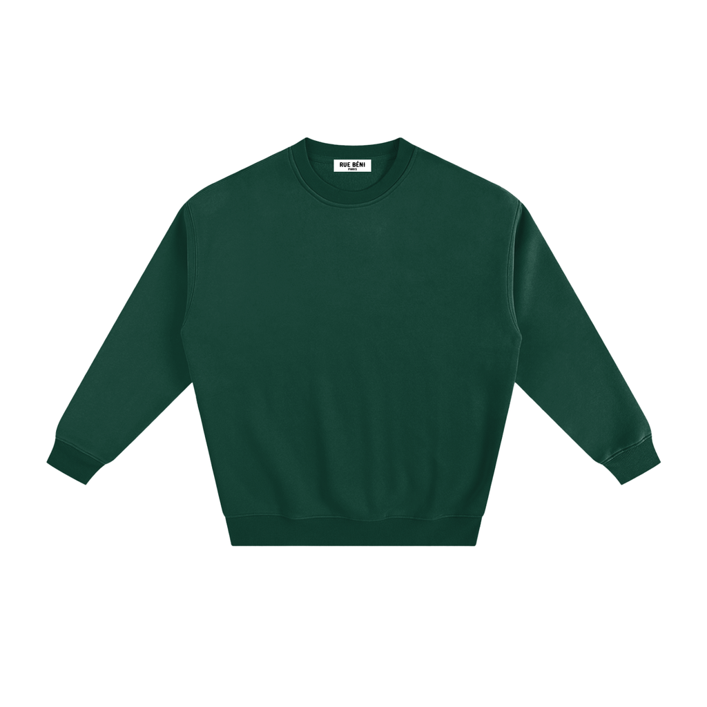 Sweat à col rond Signature Cobalt — 350 GSM
