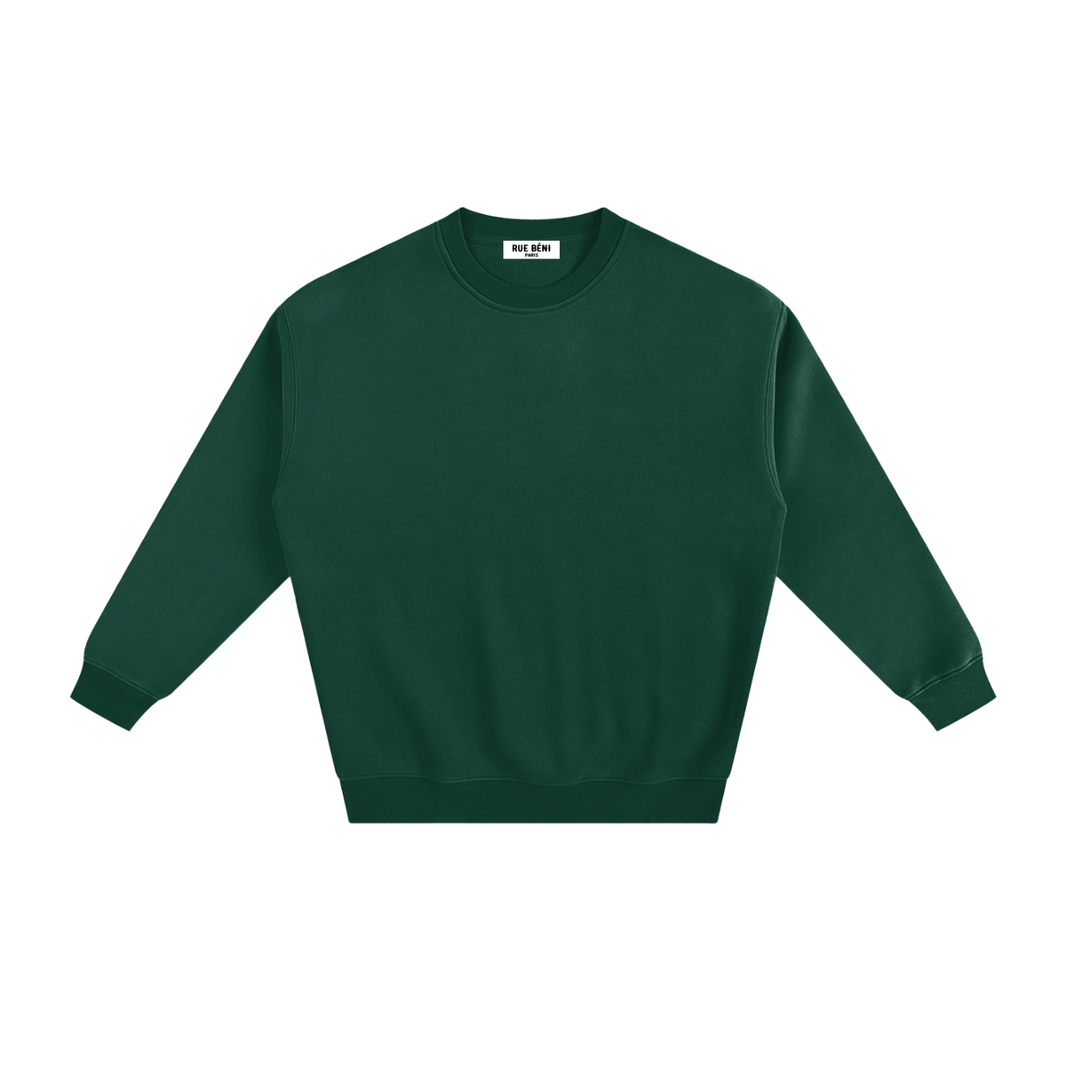 Sweat à col rond Signature Cobalt — 350 GSM