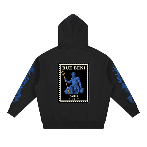 Essential Oversized Boxy Fit Fleece Hoodie