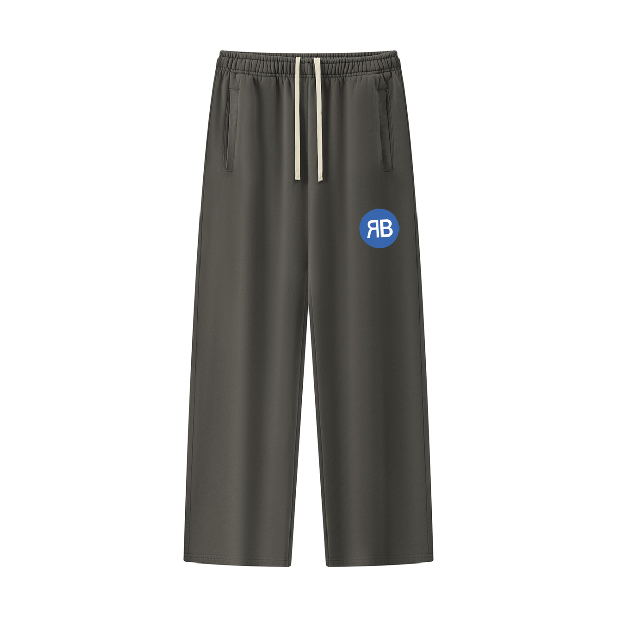 Pantalon de jogging droit délavé — 380 GSM